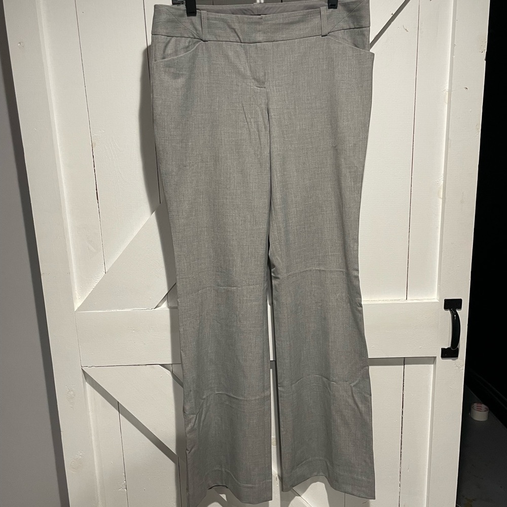 The Limited Gray Straight Leg Pants Professional Style